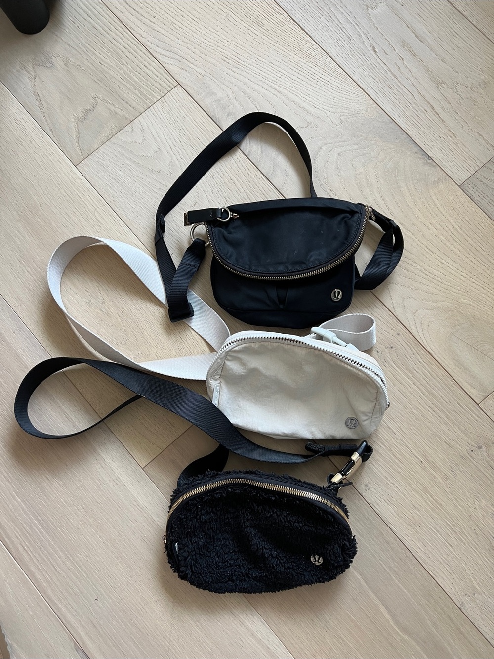 lululemon athletica Crossbody Trio — Black, White, Black